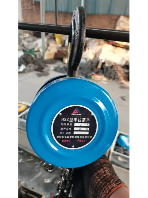 Fallstudien zum Handkettenzug vom Typ HSZ aus der Praxis